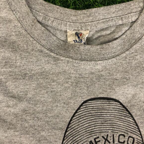 Men's Grey ‘Hola Amigo!’ Mexico Graphic Tee - Picture 3 of 4